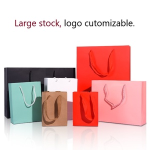 Bolsas de Papel Kraft de Color Sólido Personalizadas y Portátiles para Velas con Impresión Digital - Product Image 3