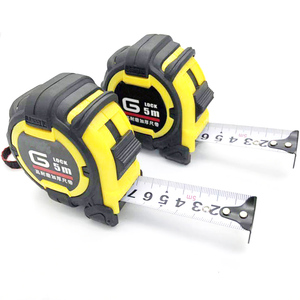 Logo Tùy Chỉnh 3/5/7/5/10M Tự Khóa Thép <span class=keywords><strong>ABS</strong></span> Trường Hợp Cao Su Bọc Đo Băng - Product Image 1