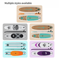 Yijia YJ-01 planche à pagaie gonflable écologique SUP pliable 15kg pour lacs et rivières avec conception de logo personnalisable
