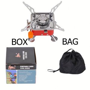 Réchaud à gaz portable mini pour le camping et la randonnée en plein air avec pot - Product Image 1