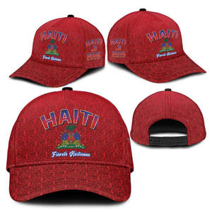 Cappellino da Baseball <span class=keywords><strong>di</strong></span> Alta Qualità con Bandiera Haitiana e Mappa Stampata in 3D, Versioni per Uomo e Donna in Stile Casual - Product Image 5