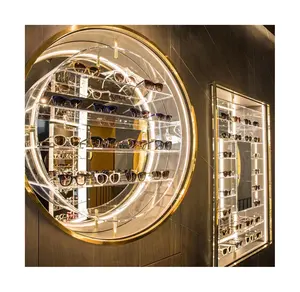 Ресторан из нержавеющей стали металлический стеклянный винный шкаф Съемные шкафы