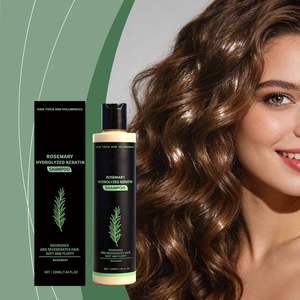 Champú Vegano Orgánico de Romero para Engrosar el Cabello, Fórmula con Queratina Hidrolizada para Suavizar y Alisar el Cabello Fino y la Caída del Cabello - Product Image 5