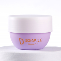 Pot cosmétique vide en plastique PP personnalisé de 50g 75ml avec couvercle à vis pour lotions, soins de la peau et fards à joues – Vente en gros