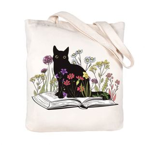Bolsas de Compras de Lona de Algodón Reciclables en Oferta, Bolsa de Compras para Mujer con Logotipo - Product Image 3