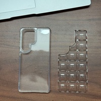 Coque arrière détachable double couche avec coussin d'air pour iPhone 17 16 15 Pro Max – Panneau arrière 2-en-1 détachable, accessoire DIY pour coque de téléphone
