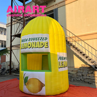Stand drôle gonflable de fruit de tente gonflable de kiosque de pastèque pour annoncer la décoration
