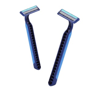 Cuchillas de afeitar de viaje de acero inoxidable desechables gemelas masculinas de aseo <span class=keywords><strong>para</strong></span> afeitado facial - Product Image 2
