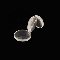 Lentille en verre personnalisée en usine, petite taille, optique, en silice fondue/bk7, lentille plano-convexe pour projecteur
