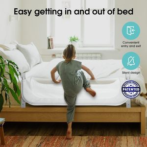 Recinto per Bambini BAB WAY BBPL-4, Barriera di Sicurezza in Plastica per Letti Singoli/Matrimoniali/Queen/King/a <span class=keywords><strong>Castello</strong></span>, Protezione Laterale per Bambini 120x81 cm - Product Image 2