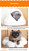 Tour pour animaux de compagnie multi-niveaux luxe sisal arbre à chat chat maison en bois