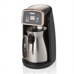 Cafetera Turca 3 en 1 Portátil para Oficina con Pantalla LED y Temporizador, 10 Tazas, Negra, Automática e Inteligente - Product Image 3
