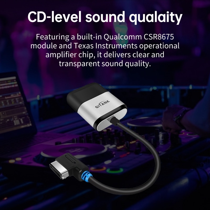 GITANK Bluetooth 5.0 Car Kit for Mercedes-Benz,Media Music