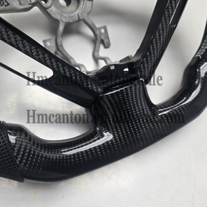 Nuevo Volante Deportivo Popular de Fibra de Carbono con Agarre de Cuero Perforado, Compatible con Infiniti G27 G37 - Product Image 2
