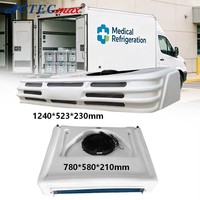 Unité frigorifique électrique AC.133.218 pour petit camion à énergie nouvelle, système de refroidissement avec compresseur KPRS E27 et condenseur à flux parallèle
