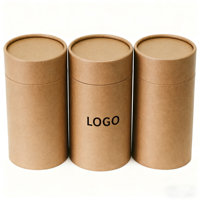 Emballage de tube de papier de carton imprimé par logo de boîte ronde de cylindre personnalisable pour le bidon cylindrique de cadeau ou de cosmétiques