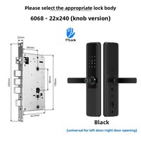 Serrure Intelligente Série N2 WiFi pour Application, Carte Mémoire Cloud, Mot de Passe, Empreinte Digitale, Entrée de Porte, Sécurité Domestique