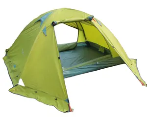 Lichtgewicht Zon Onderdak 2 Persoon Waterdichte Dubbele Laag Pop Up Strand Vouwen Camping Tent Te Koop