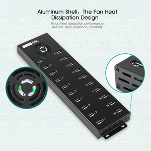 Tốc Độ Đầy Đủ Núi Bàn Máy Tính Bảng Sạc Sipolar a-805P 20 Cổng Cao Powered <span class=keywords><strong>USB</strong></span> <span class=keywords><strong>2.0</strong></span> Powered <span class=keywords><strong>Hub</strong></span> - Product Image 3