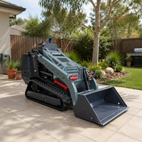 Mini-chargeuse compacte diesel Kubota 25 CV à haute efficacité pour usage en jardinage avec godet et trancheuse – Vente directe fournisseur chinois