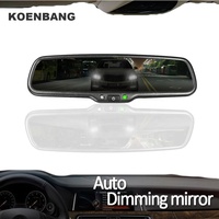 Pour une conduite nocturne sécurisée, rétroviseur de voiture à atténuation automatique Koen OEM EC Glass, moniteur de rétroviseur