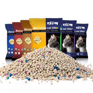 Hot Selling Ball Shaped Bentonite Cat Litter OEM / ODM Multi Fragrance Dust-Free Strong Clumping Cat litter sand
