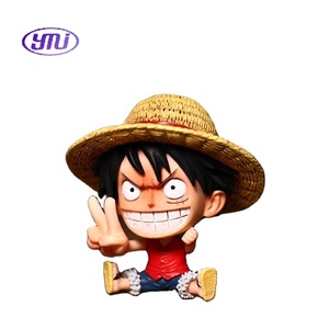 Figurines d'action en PVC de haute qualité, 9 cm, avec boîte de couleur, vente en gros, produits OEM, figurines d'anime, figurines de Luffy, figurines de Zoro - Product Image 1