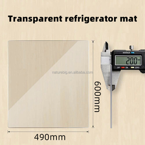 Tapete Rectangular de Policarbonato Moderno, Ligero, Lavable y Ecológico, Cubierta Protectora Absorbente para Refrigerador - Product Image 3