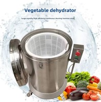 Nieuwe SUYUAN Automatische 220V RVS Centrifugaal Droger voor Wortelgroenten Ontwateringsmachine voor Thuis, Hotels en Restaurants