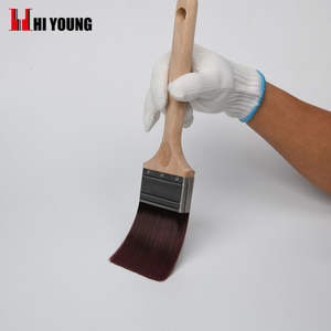 <strong>Paint</strong> <strong>Brush</strong> With Soft Purple Long Hair and Wooden Handle for Furniture - Product Image 3