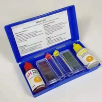 Schwimmbad-Wassertestkit, pH 6,8-8,2 & Chlor/Brom-Test mit IDEAL Bereichsanzeigern, 15ml Reagenzflaschen