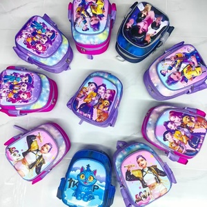 Mochila Escolar Transfronteriza de Dibujos Animados Unisex para Niños de 3 a 6 Años, Protección de Columna, Reducción de Carga, Impermeable, Duradera, Expansión de Primavera, K-pop - Product Image 2