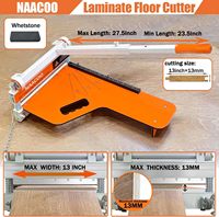 Coupeur de revêtements de sol WPC de haute qualité pour le découpage de bois d'ingénierie, de planches de vinyle de luxe, LVT, VCT, SPC, PVC