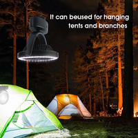 Ventilateurs portables électriques pliables miniatures de camping rechargeables USB avec lumière, portables, oscillants