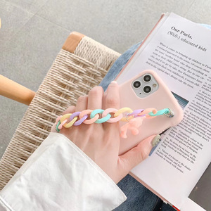 2020 nouveau Téléphone <span class=keywords><strong>Portable</strong></span> Boîtier de Chaîne <span class=keywords><strong>Collier</strong></span> avec Cordon pour Bandoulière Étui En Silicone Pour <span class=keywords><strong>iPhone</strong></span> 12 Pro Max - Product Image 5