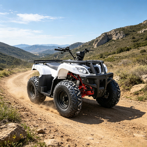 <span class=keywords><strong>Quad</strong></span> tout-terrain 180cc pour adultes, véhicule tout-terrain 4 roues avec marche arrière et bras oscillant indépendant, utilitaire agricole - Product Image 1