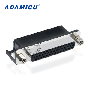 Haute densité 44 broches femelle à angle droit Micro D sous-connecteur contacts en laiton estampé 2A courant nominal pour les connexions de fil - Product Image 5