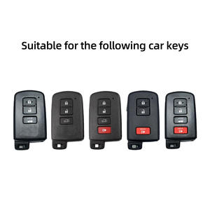 Housse de clé pour Toyota, étui de protection pour clé intelligente pour Toyota Sequoia Highlander XLE Camry, Corolla XSE RAV4 Tundra Tacoma - Product Image 3