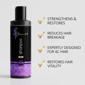 Ensemble de shampooing pour <span class=keywords><strong>cheveux</strong></span> au romarin et à l'arbre à thé, vegan, rafraîchissant, sans produits chimiques, avec logo personnalisé de la marque Slaying Lolli - Product Image 5