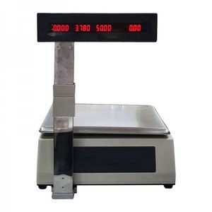 ميزان رقمي لحساب الأسعار موازين وزن وطباعة ملصقات الباركود الإلكتروني موازين - Product Image 2