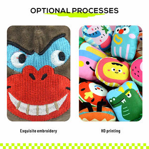 MIDEPET Jouet à mâcher interactif de haute qualité, durable, en forme d'os, en peluche, mignon, dessin animé, multicolore, sûr, qui couine, anti-ennui - Product Image 5