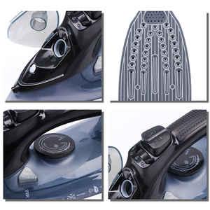 Bàn Là Máy Phát Điện Hơi Nước Ép Bàn Là Quốc Gia Bán Chạy Nhất <span class=keywords><strong>10</strong></span> Bàn Là Hơi Nước Gia Dụng Bằng Gốm Sứ Màu Xanh Dương 80 Dùng Cho Quần Áo Bàn Là Khô - Product Image 4