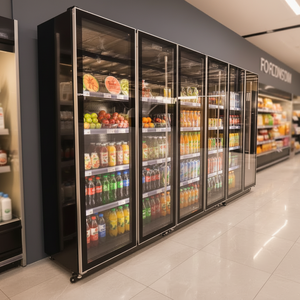 <span class=keywords><strong>ตู้</strong></span>แช่เนื้อแบบโชว์สินค้า ZD ขนาดใหญ่ 3 ประตู ไฟ LED <span class=keywords><strong>ชั้น</strong></span><span class=keywords><strong>วาง</strong></span>ปรับได้ - Product Image 5