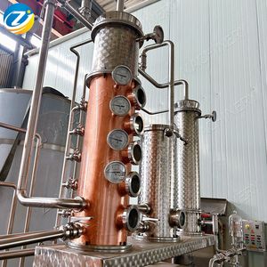 ZJ 500L Rum & Vodka & <span class=keywords><strong>Gin</strong></span> & Whisky Distillateur d'alcool de style <span class=keywords><strong>populaire</strong></span> américain Artisan Complex Copper Still - Product Image 1