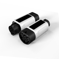 Adaptateur de charge EV Type 1 vers Type 2 en ABS PC ignifuge, sûr, 7 kW, 230 V AC, pour voitures électriques européennes