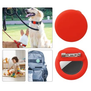 Mini Pin Holder para niños Funda de silicona para Airtags Alfileres DE SEGURIDAD GPS Tracker Case Ancianos Oculto Interior Ropa Pin para <span class=keywords><strong>Airtag</strong></span> - Product Image 1