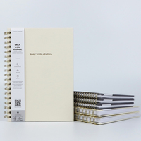 Diario Personalizado de Tela de Lino, Cuaderno de Autodescubrimiento, Planificador Diario para el Bienestar, Mindfulness y Libro Positivo