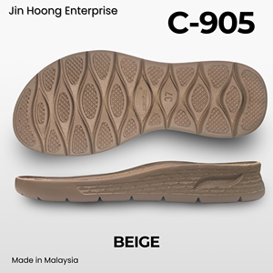 Zapatos de Mujer Jin Hoong C-905 Beige con Suela de PVC Ligera, Antideslizante y Resistente al Agua, con 40 mm de Grosor - Product Image 3