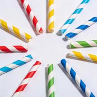 Pailles en papier blanc biodégradables écologiques pour fumer