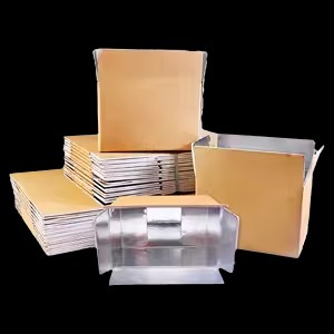 Tùy chỉnh dây chuyền lạnh vận chuyển carton container Kraft bao bì thực phẩm đông lạnh nhiệt lá cách điện vận chuyển bưu phẩm hộp dập nổi - Product Image 6
